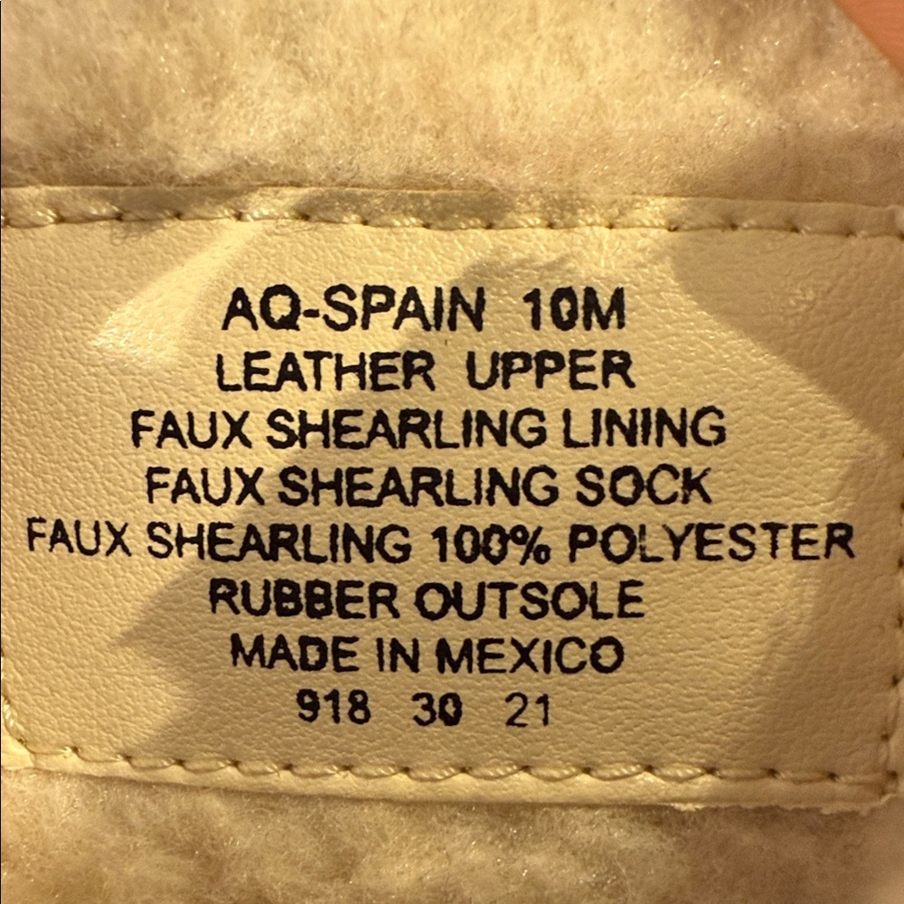 Aqua Spain clog booties ..on trend size 10 - Picture 2 of 10
